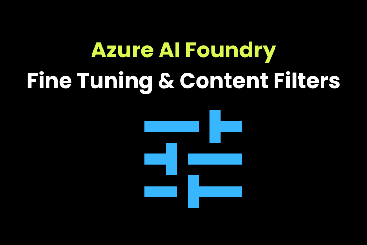 Fine-tune and apply content filters to a language model