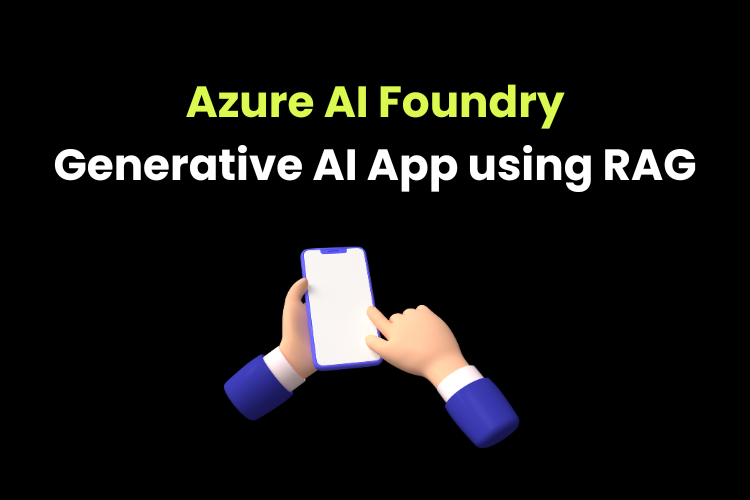 Create a generative AI app that uses your own data