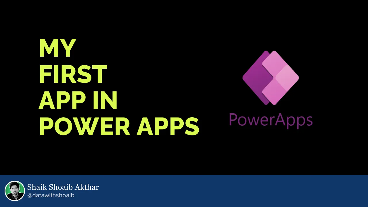 My first App in Power Apps
