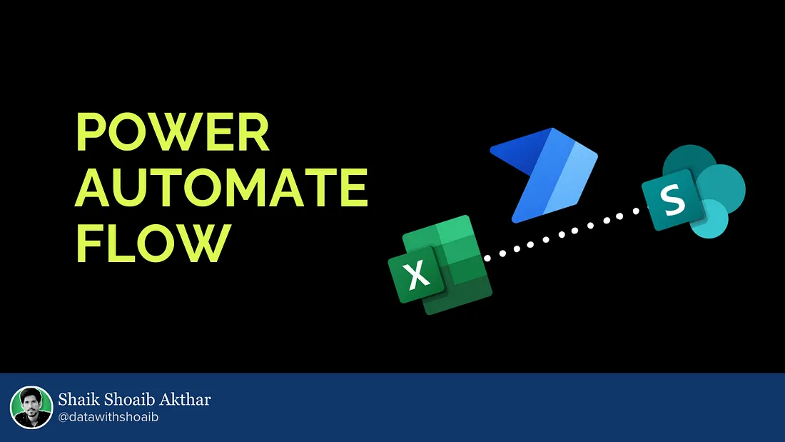 Importing Excel Data into SharePoint List using Power Automate